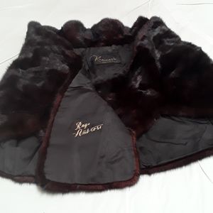 Mink stole wrap